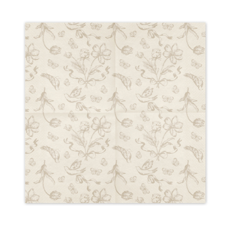 Dekoracja w stylu boho, papierowe serwetki