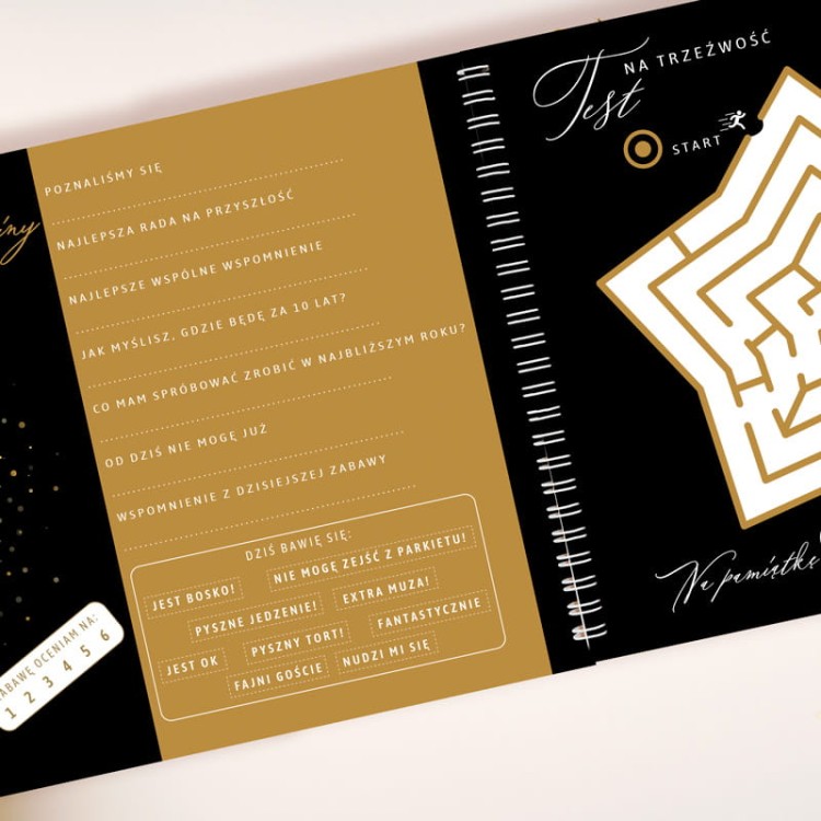 Personalizowana księga gości na 18 urodziny