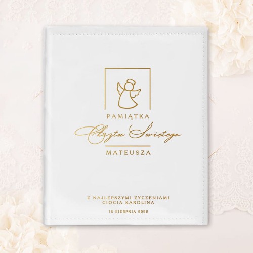 Elegancki album na zdjęcia na Chrzest Święty