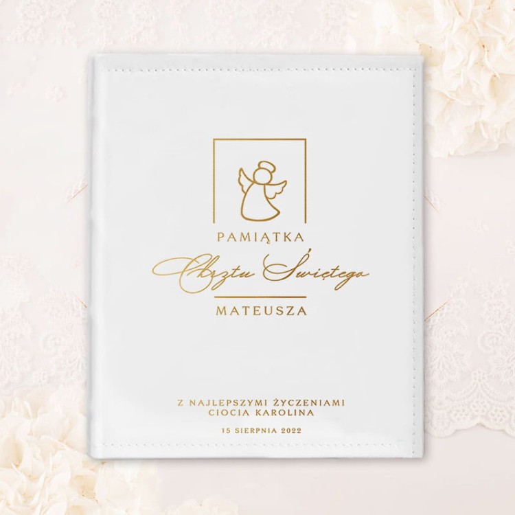 Elegancki album na zdjęcia na Chrzest Święty