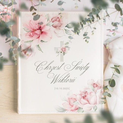 Album do wklejania zdjęć na Chrzest