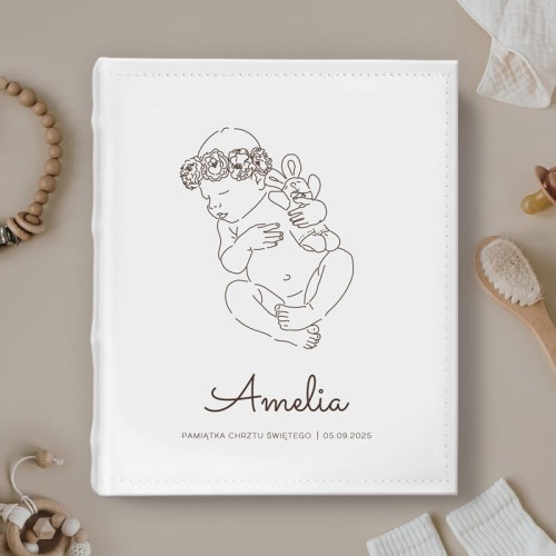 Księga pamiątkowa zdjęć na Chrzest