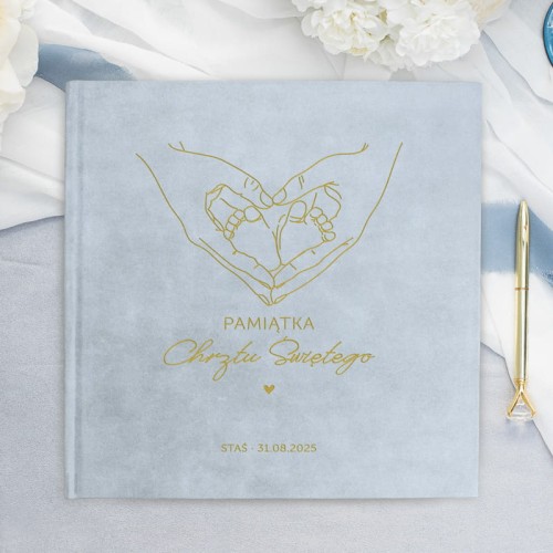 Album z miękką welurową okładką