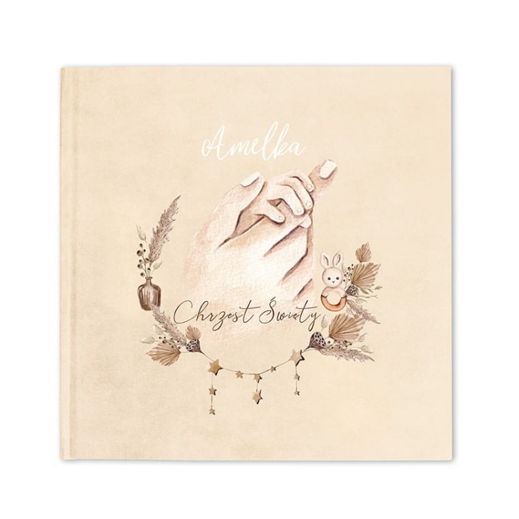 Miękki album na zdjęcia w welurowej oprawie