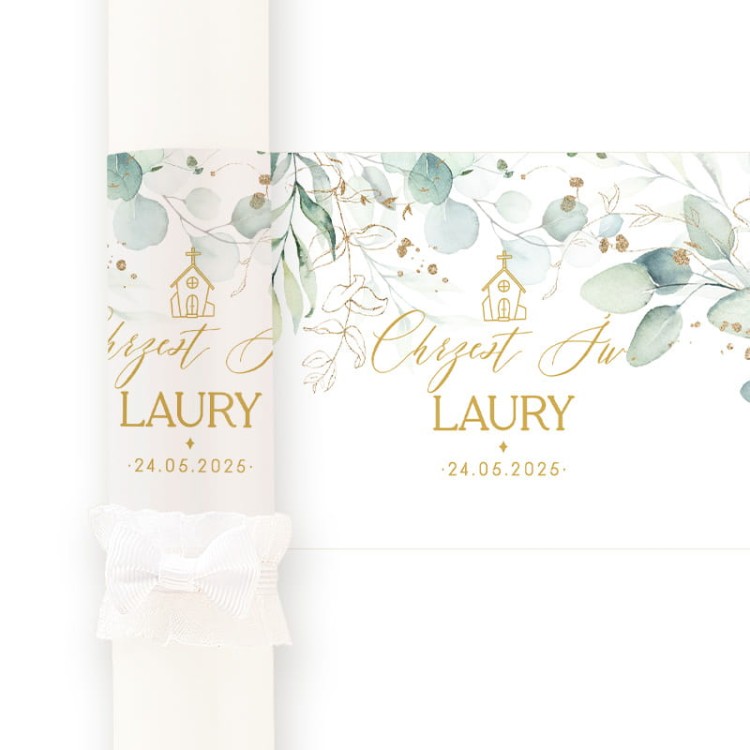 Świeca sakramentalna dla dziecka