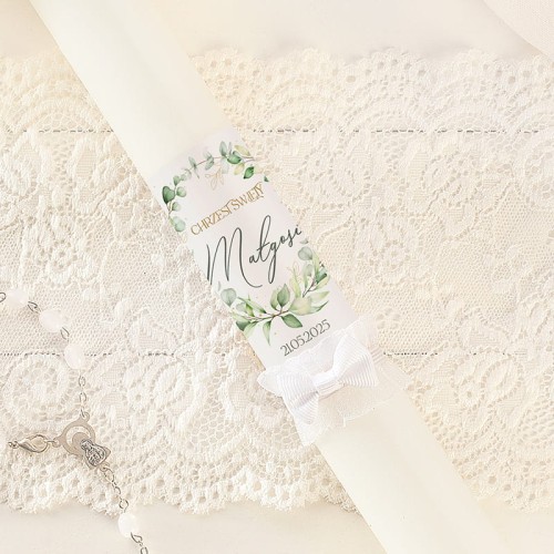 Imienna gromnica na chrzest