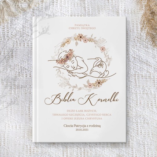 Biblia z dedykacją i modlitwami