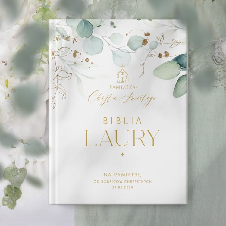 Biblia dziecięca na Chrzest