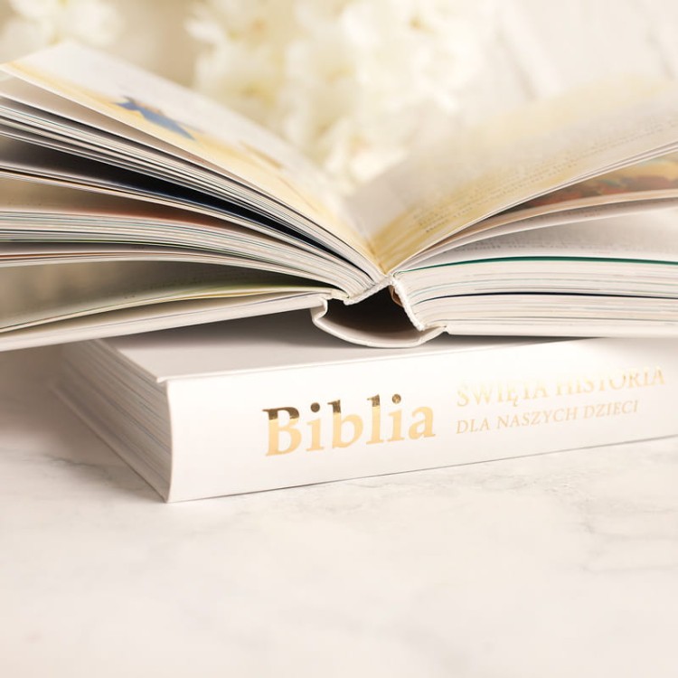 Biblia dla maluszka na Chrzest