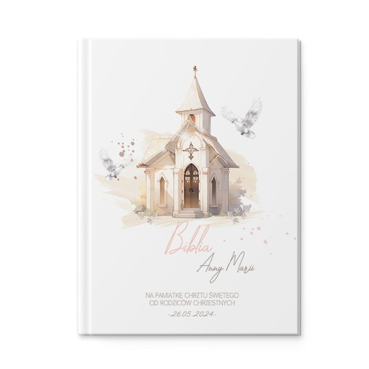 Biblia z personalizacją na Chrzest