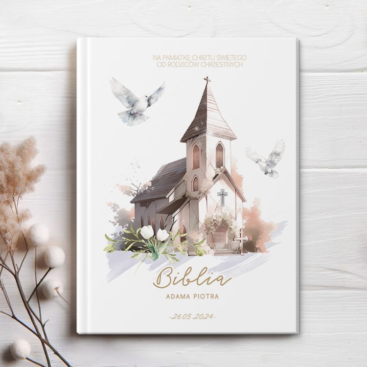 Biblia chrzcielna z personalizacją