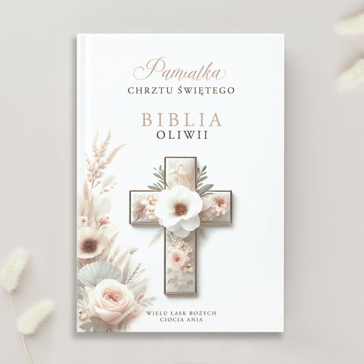 Biblia na Chrzest z imienną dedykacją