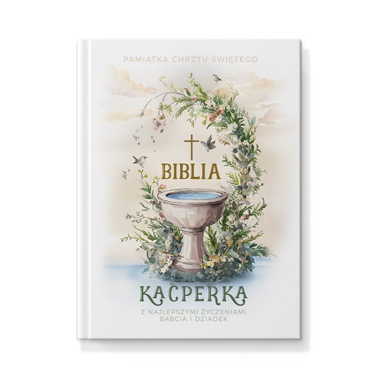 Biblia na Chrzest z personalizacją i modlitwami