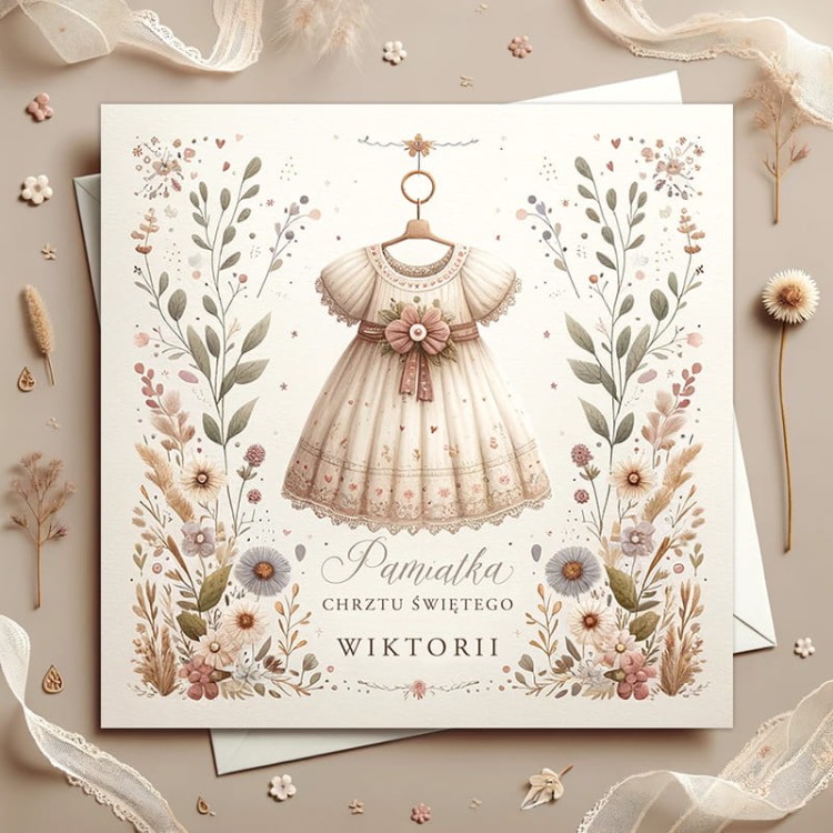 Upominek na Chrzest dla dziewczynki