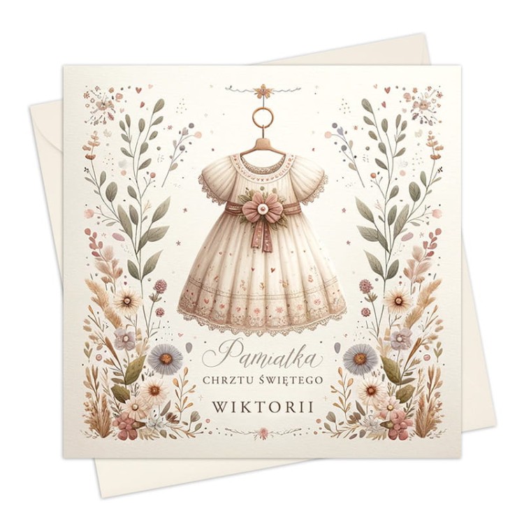 Personalizowany prezent na Chrzest dla dziewczynki