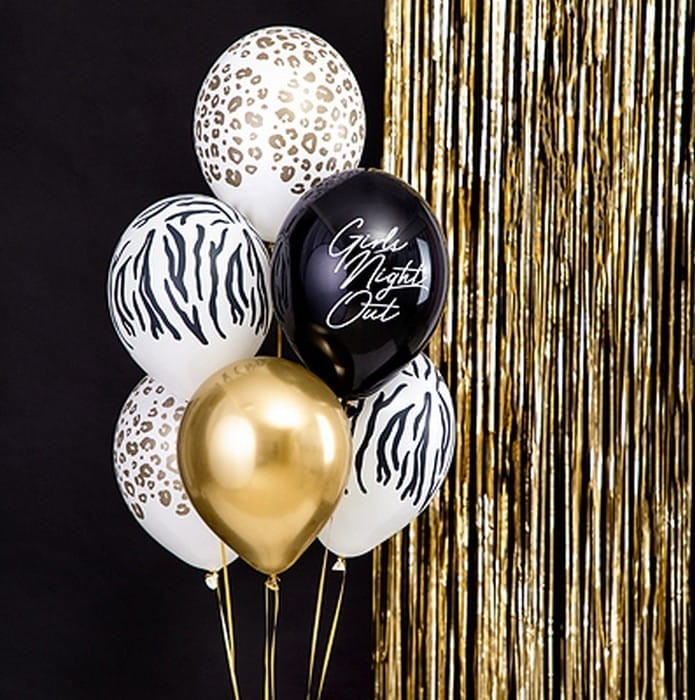 BALONY Girls Night Out Zwierzęcy Motyw 6szt