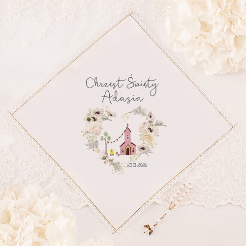 Ilustrowana szatka na Chrzest