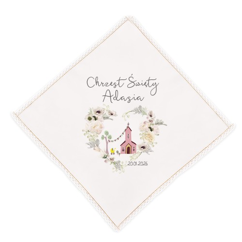 Subtelna szatka na Chrzest