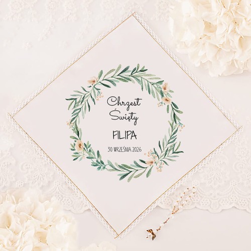 Szatka z haftem i personalizacją