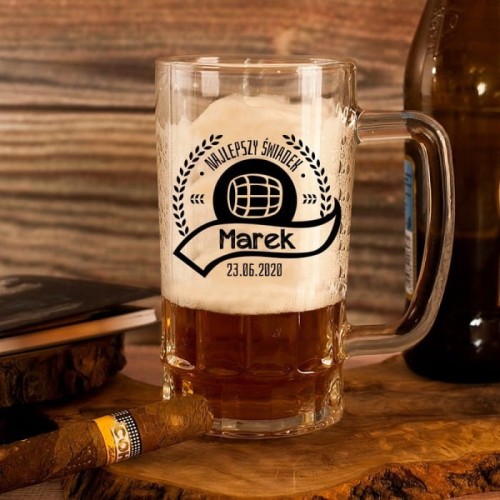 KUFEL do piwa Podziękowanie dla Świadka PERSONALIZOWANY