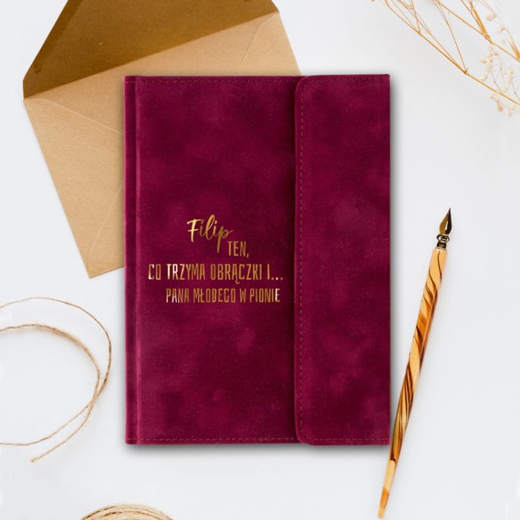 Notes personalizowany prezent dla świadka