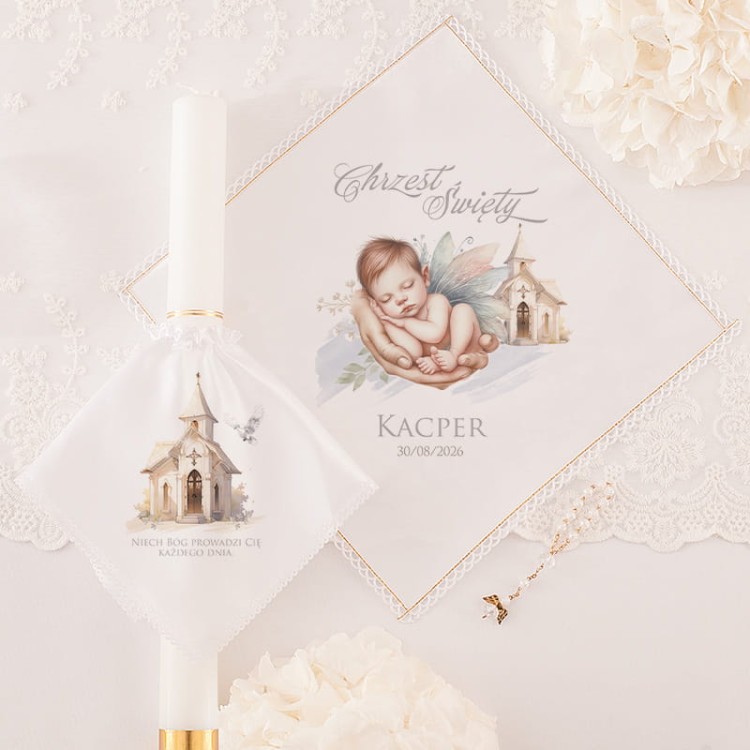 Imienna szatka na Chrzest