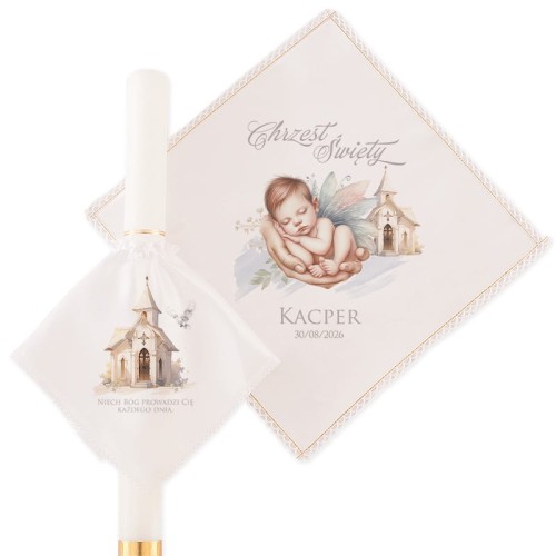 Szatka na Chrzest z personalizacja
