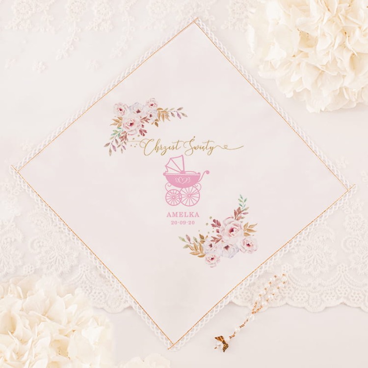 Szatka chrzcielna dla dziewczynki