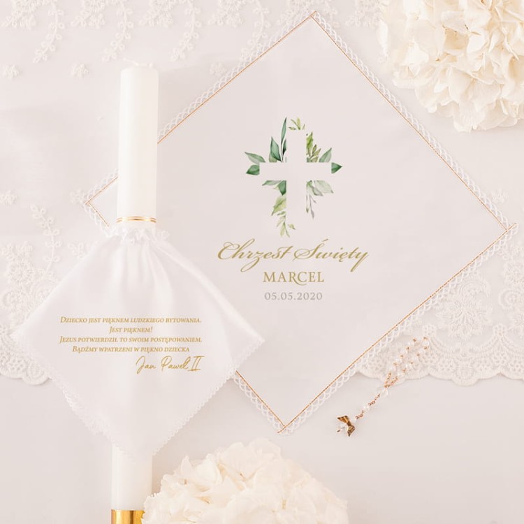 Zestaw szatka do Chrztu Św.