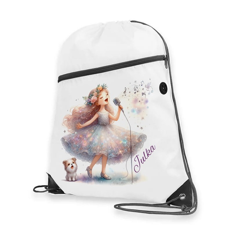 WOREK z nadrukiem i imieniem prezent dla dziewczynki