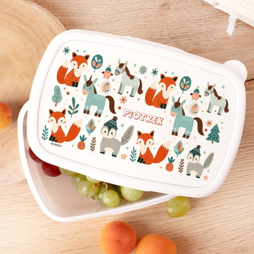ŚNIADANIÓWKA ze zwierzątkami lunchbox dla dzieci