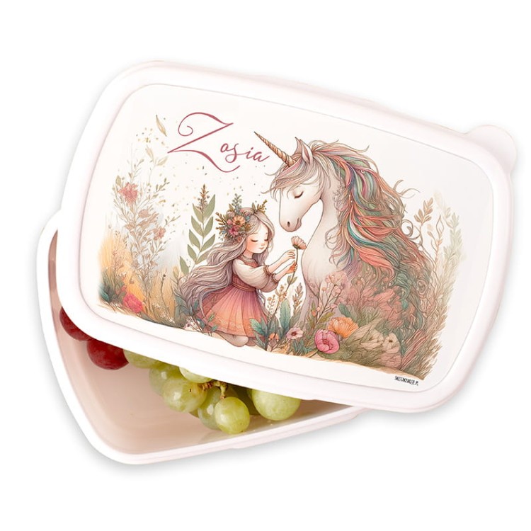 ŚNIADANIÓWKA z jednorożcem do szkoły lunch box dla dziewczynki