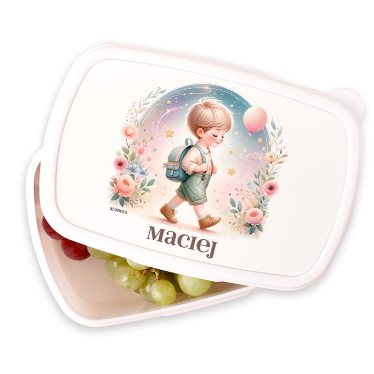 ŚNIADANIÓWKA dla chłopca pojemnik na śniadanie do szkoły