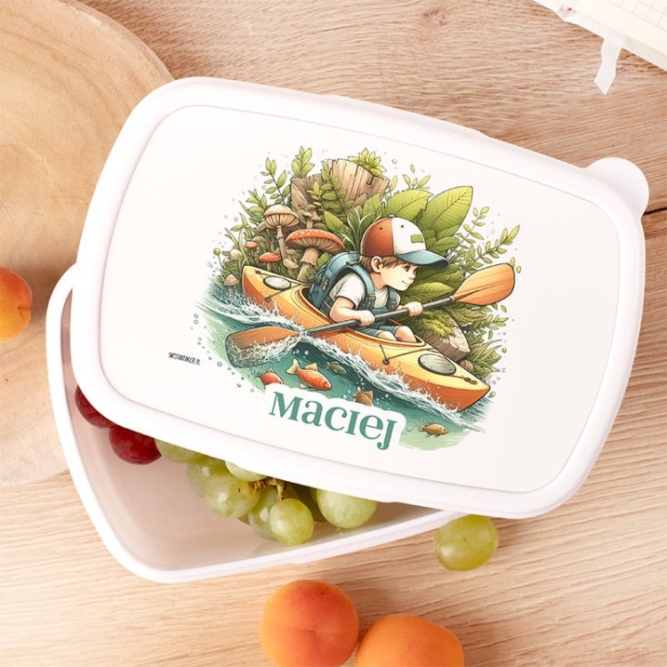 ŚNIADANIÓWKA lunch box z personalizowaną grafiką