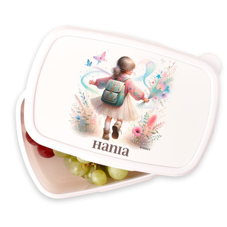 ŚNIADANIÓWKA dla dziewczynki z lunchbox z imieniem