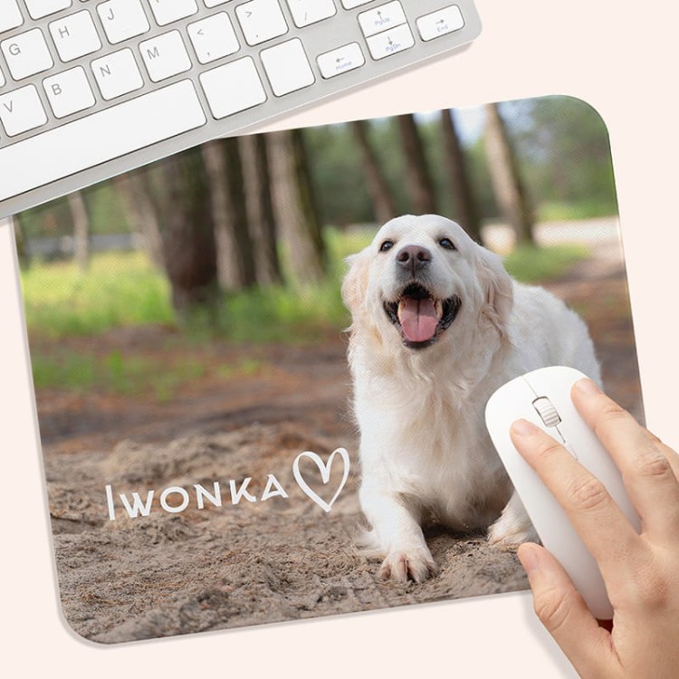 Personalizowana PODKŁADKA pod Myszkę z Własnym Zdjęciem