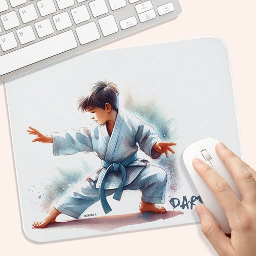 PODKŁADKA pod Myszkę Personalizowany Prezent Dla Karateki Karate