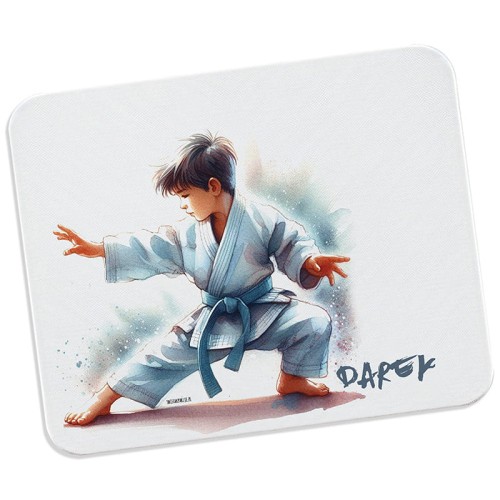 PODKŁADKA pod Myszkę Personalizowany Prezent Dla Karateki Karate
