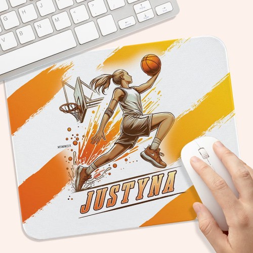 PODKŁADKA pod Myszkę Upominek Dla Fana Koszykówki Koszykówka