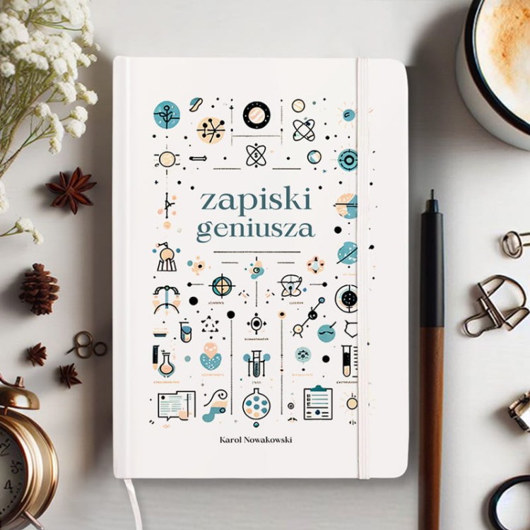 NOTATNIK geniusza personalizowany Prezent dla naukowca