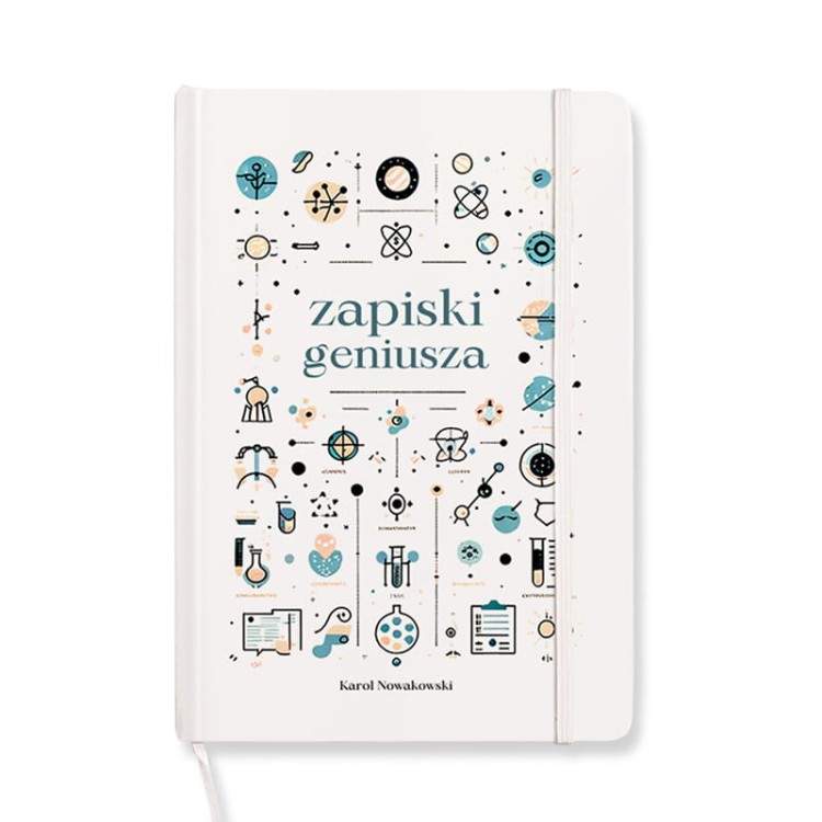 NOTATNIK geniusza personalizowany Prezent dla naukowca