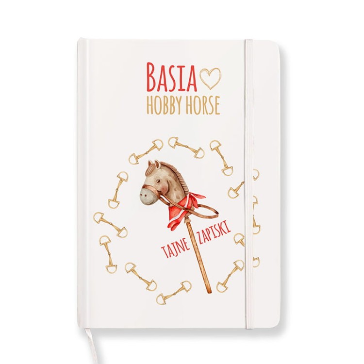 NOTATNIK dla dziewczynki Hobby Horse personalizowany