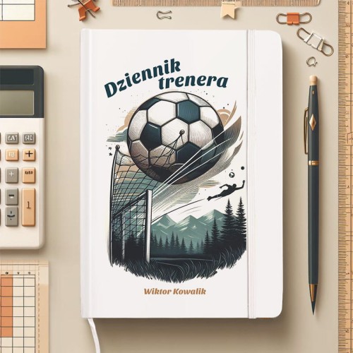 Notes dziennik Prezent dla trenera piłki nożnej