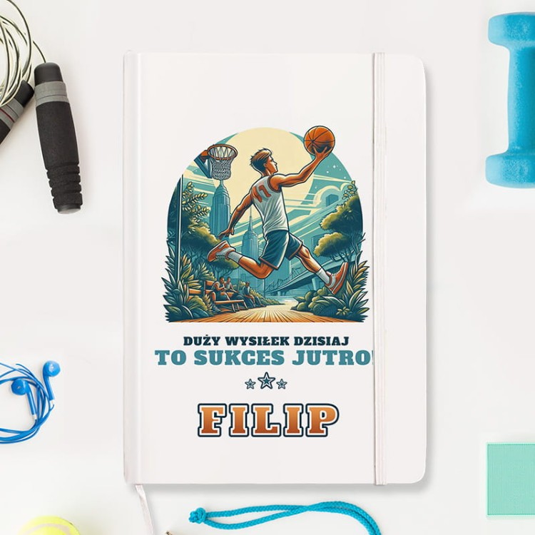 NOTATNIK na zapiski prezent dla fana koszykówki