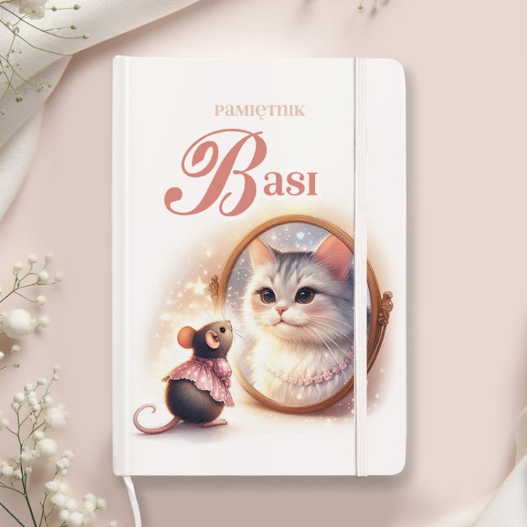 NOTATNIK z kotkiem dla dziewczynki