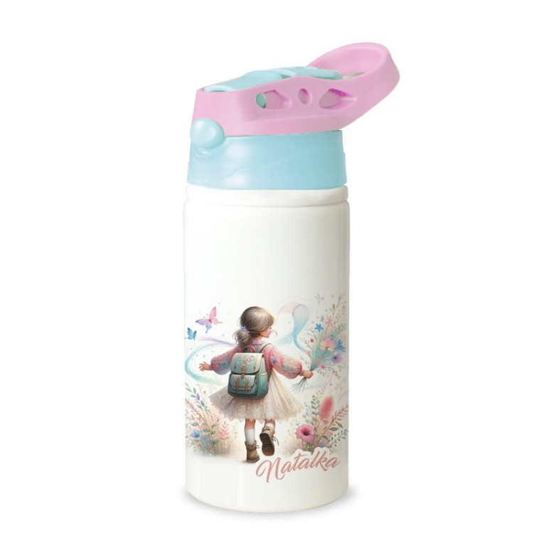 BIDON na Wodę do Przedszkola ze Słomką