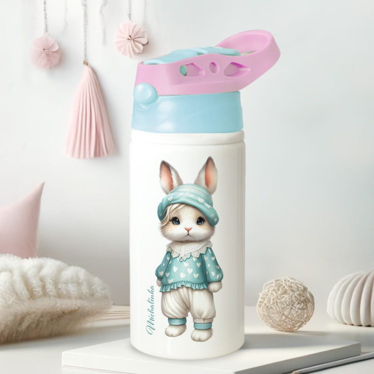 Personalizowany BIDON dla Dziecka z Ustnikiem Prezent na Urodzinki