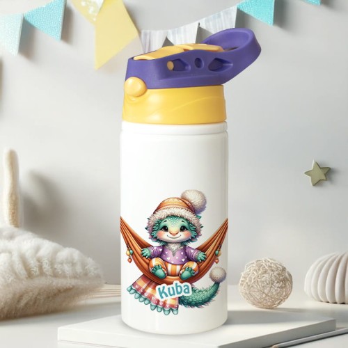 Personalizowany BIDON na Wodę ze Słomką dla Dzieci