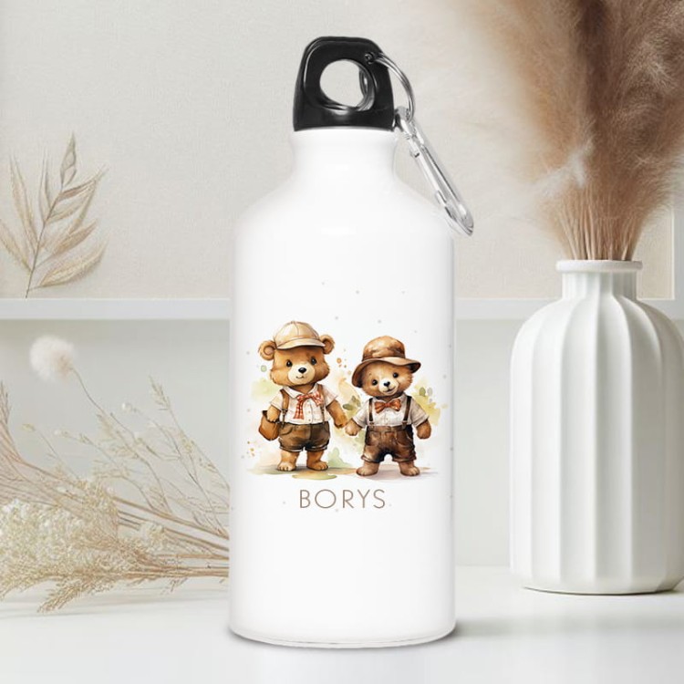 BIDON do szkoły z misiami dla chłopca