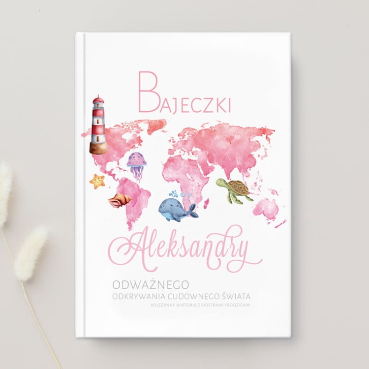 KSIĄŻKA BAJKI Oryginalny Prezent dla Dziewczynki na Roczek